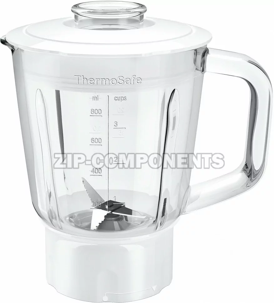 Стеклянный блендер для кухонного комбайна Bosch 17002357