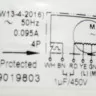 Внутренний мотор кондиционера FN13B (YYW13-4-2016) 220-240V 50Hz 4P 13W 0.095A